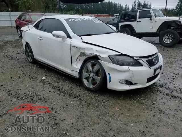 LEXUS IS 2010 - JTHFE2C27A2501427