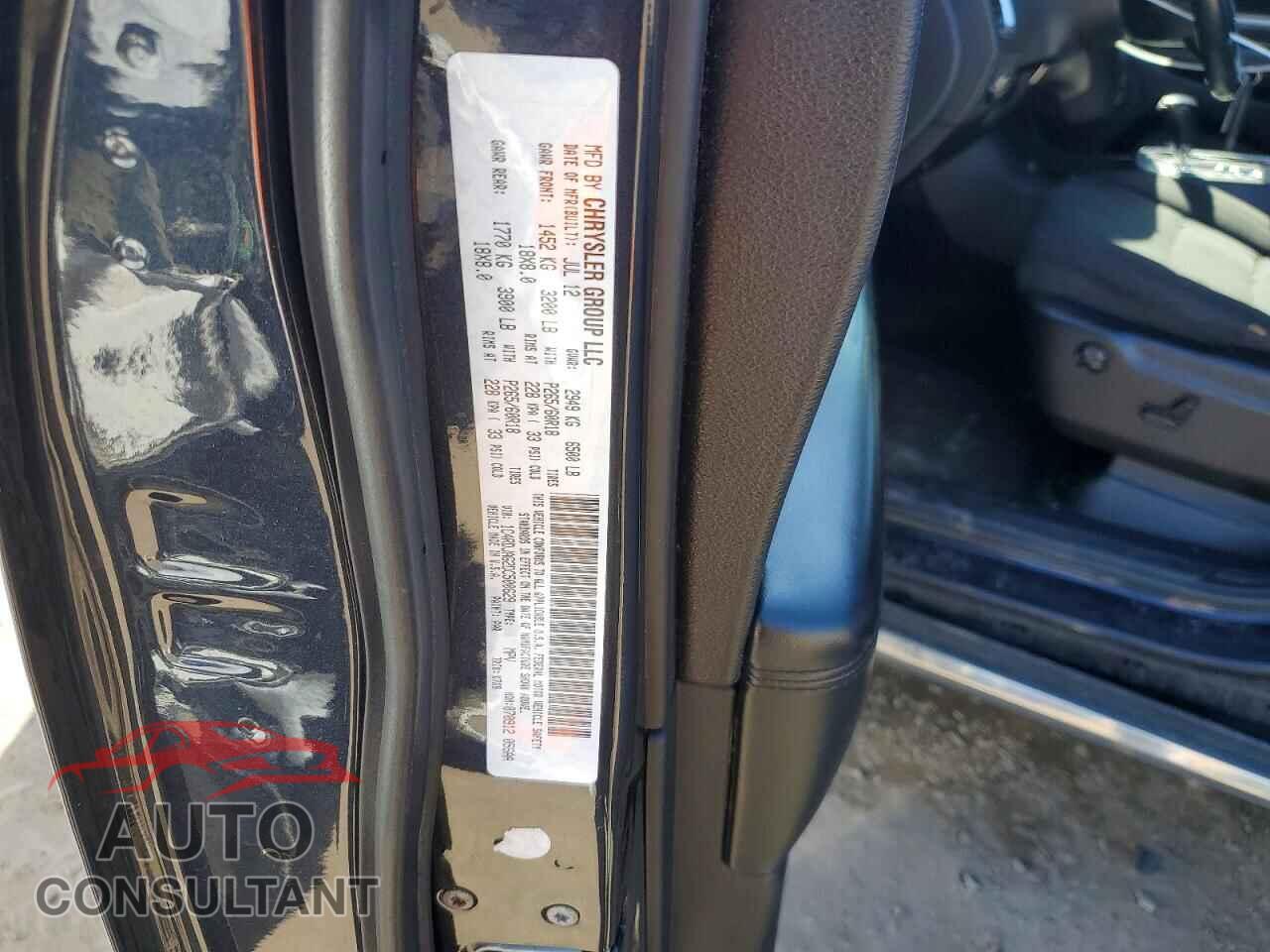 DODGE DURANGO 2013 - 1C4RDJAG2DC500629