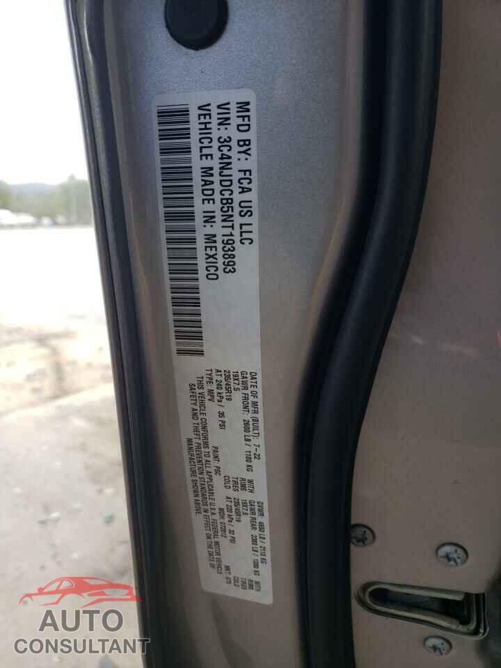 JEEP COMPASS 2022 - 3C4NJDCB5NT193893