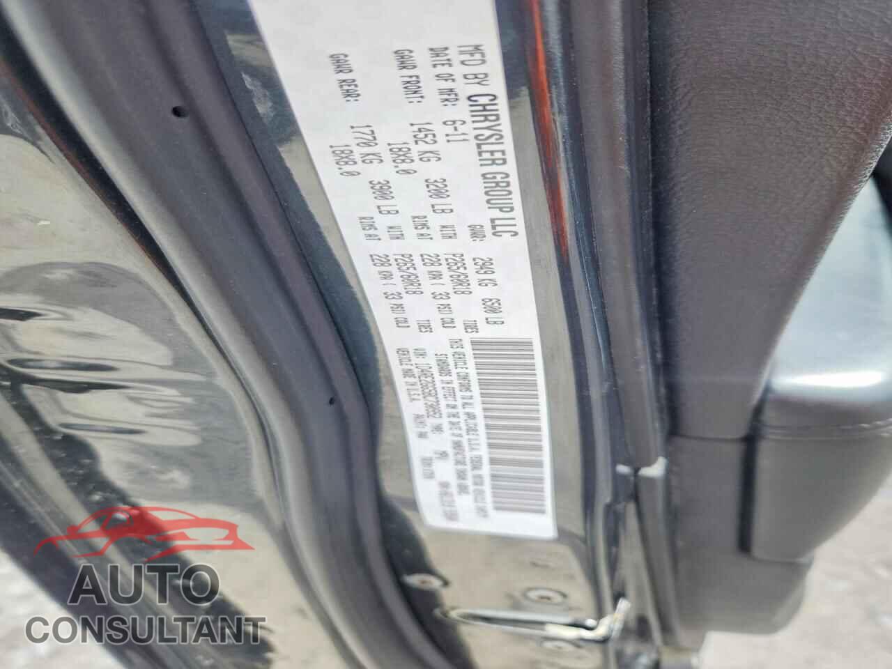 DODGE DURANGO 2011 - 1D4RE2GG5BC730952
