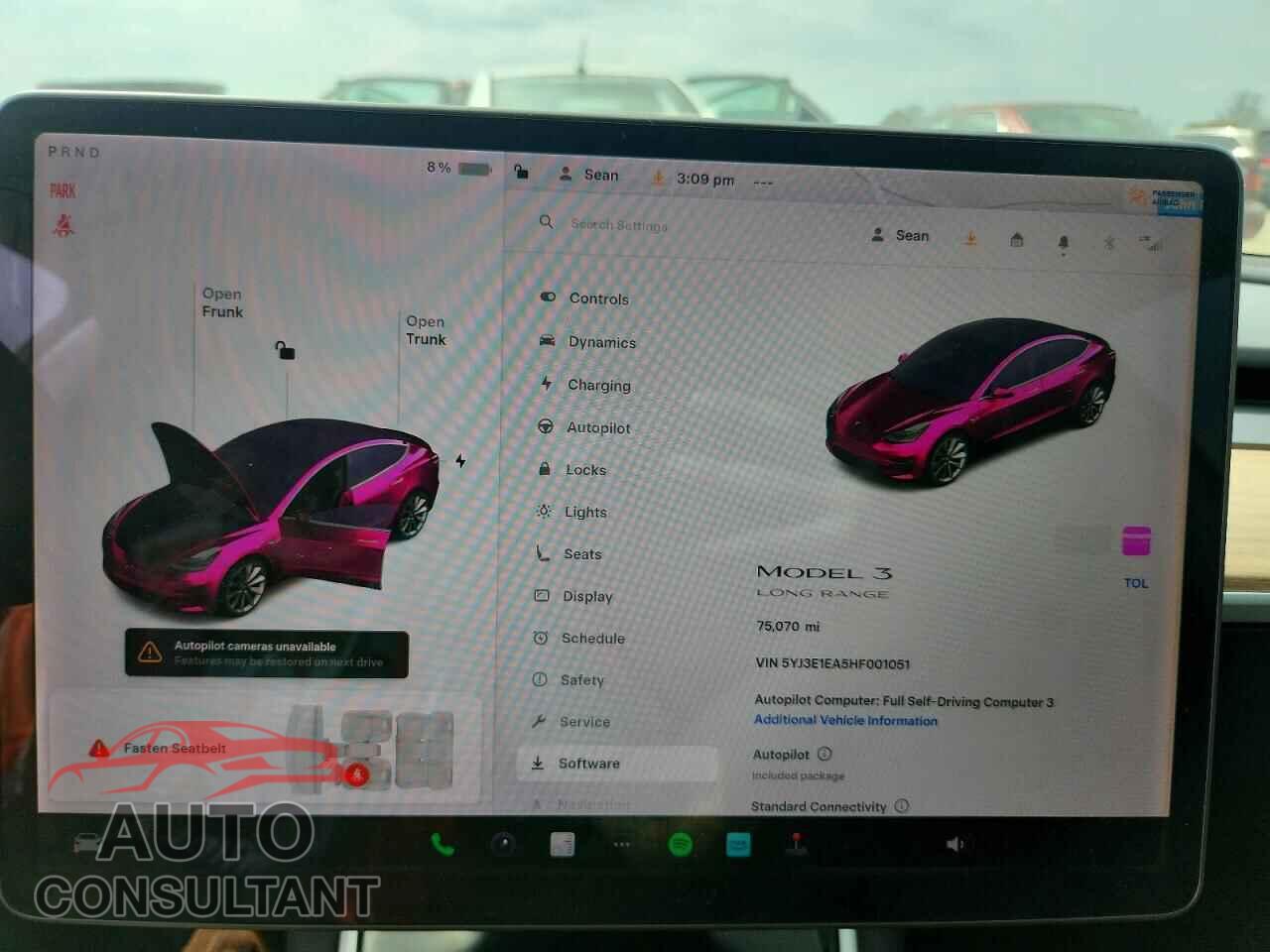 TESLA MODEL 3 2017 - 5YJ3E1EA5HF001051