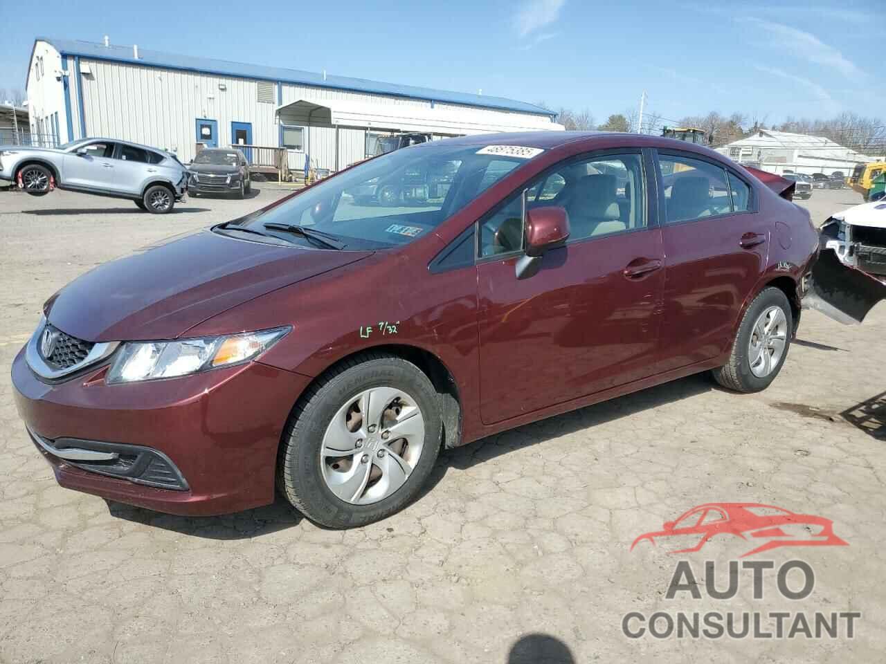 HONDA CIVIC 2013 - 2HGFB2F53DH538276