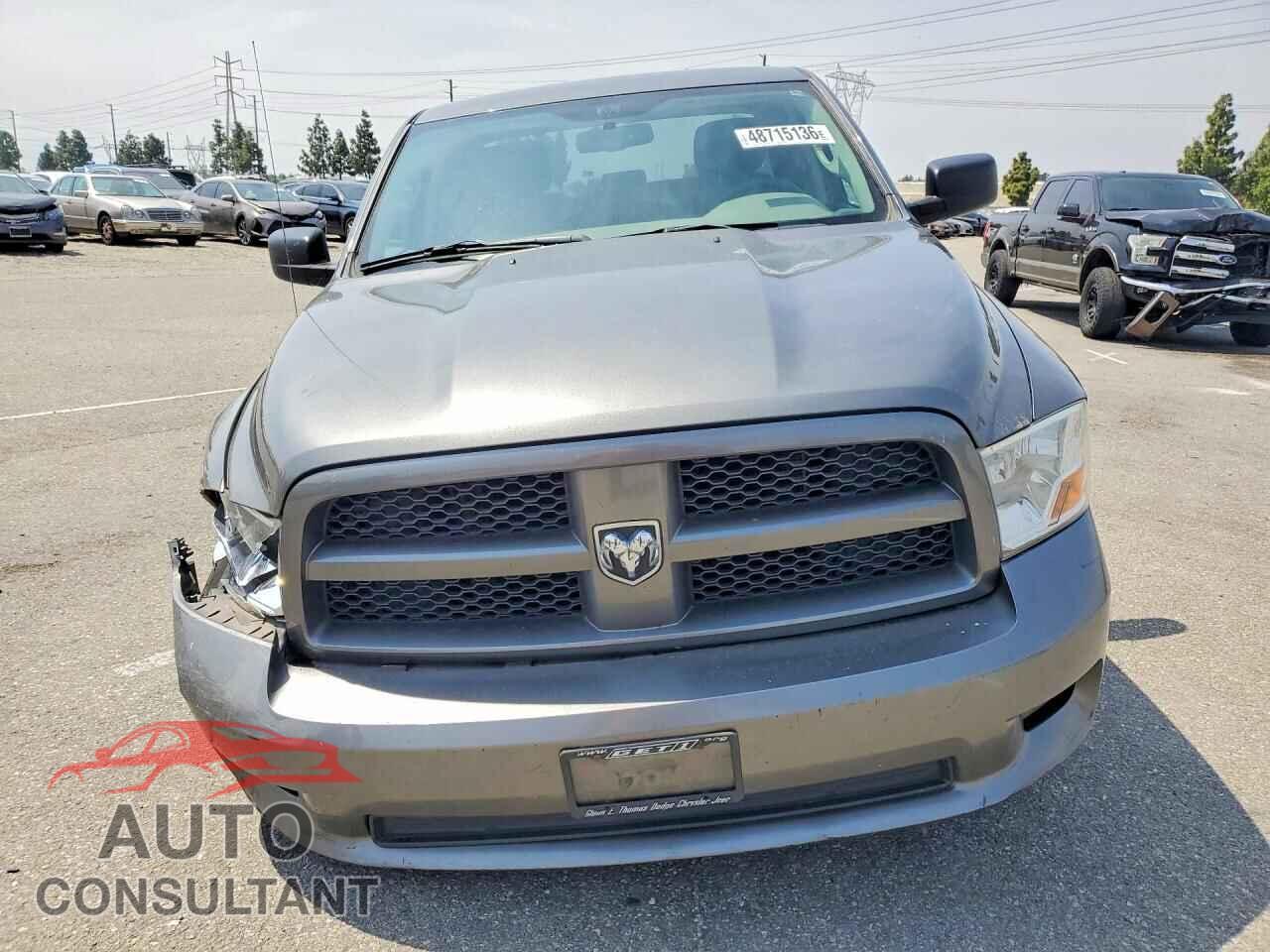 DODGE RAM 1500 S 2012 - 1C6RD6FT2CS207599