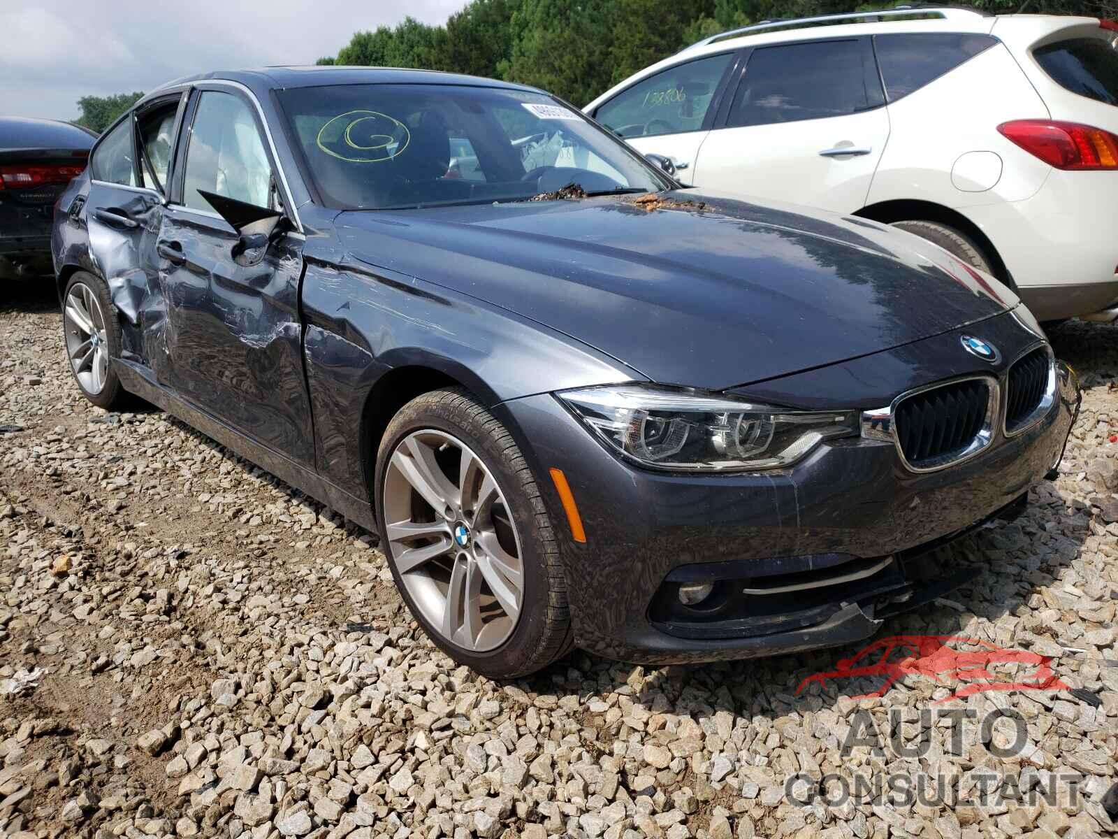 BMW 3 SERIES 2017 - WBA8B9G38HNU54378