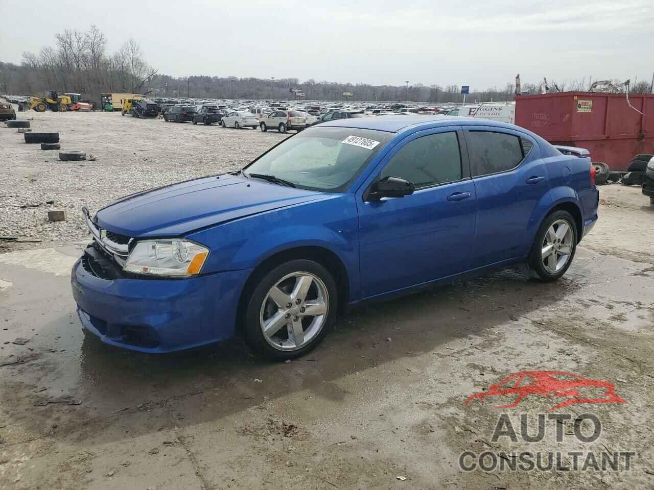 DODGE AVENGER 2012 - 1C3CDZCB7CN313397