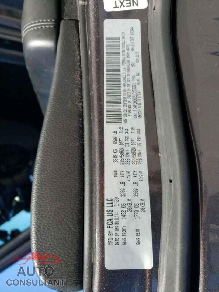 DODGE DURANGO 2020 - 1C4RDHDG2LC259321