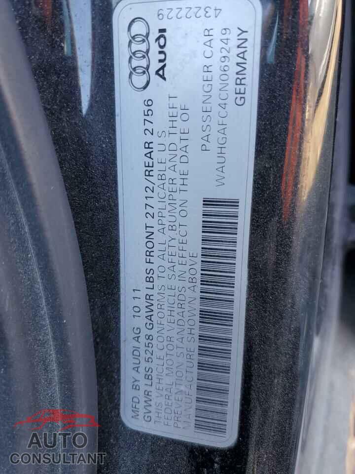 AUDI A6 2012 - WAUHGAFC4CN069249