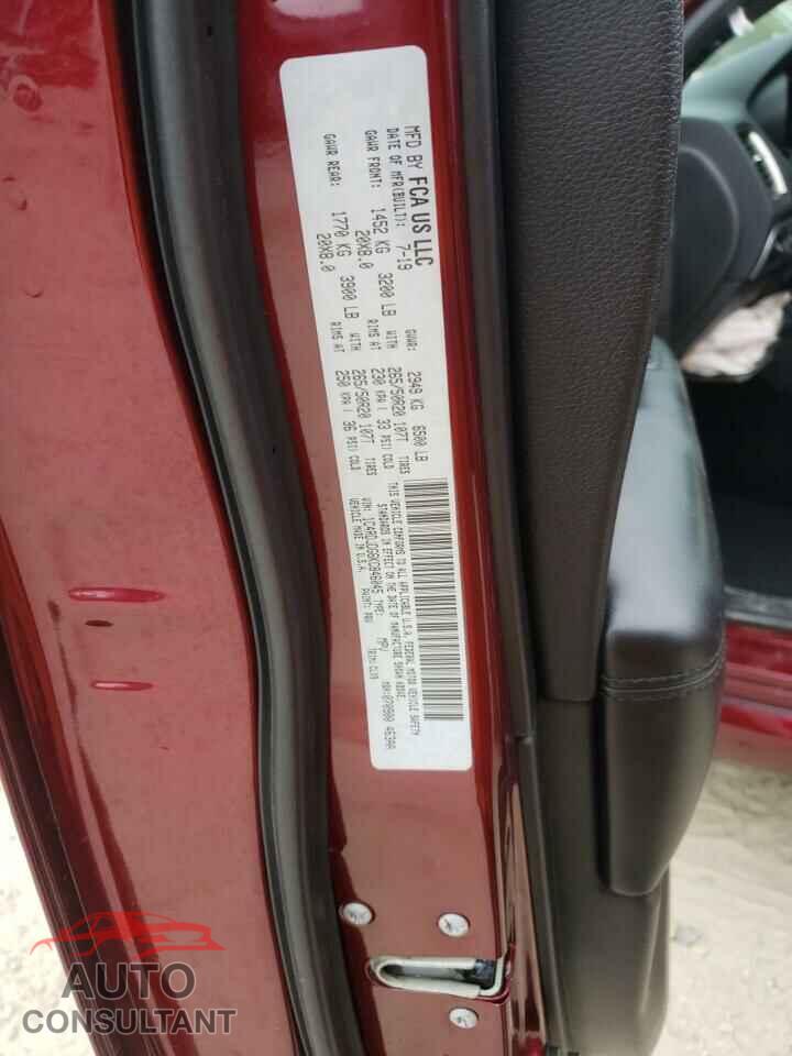 DODGE DURANGO 2019 - 1C4RDJDG6KC846045