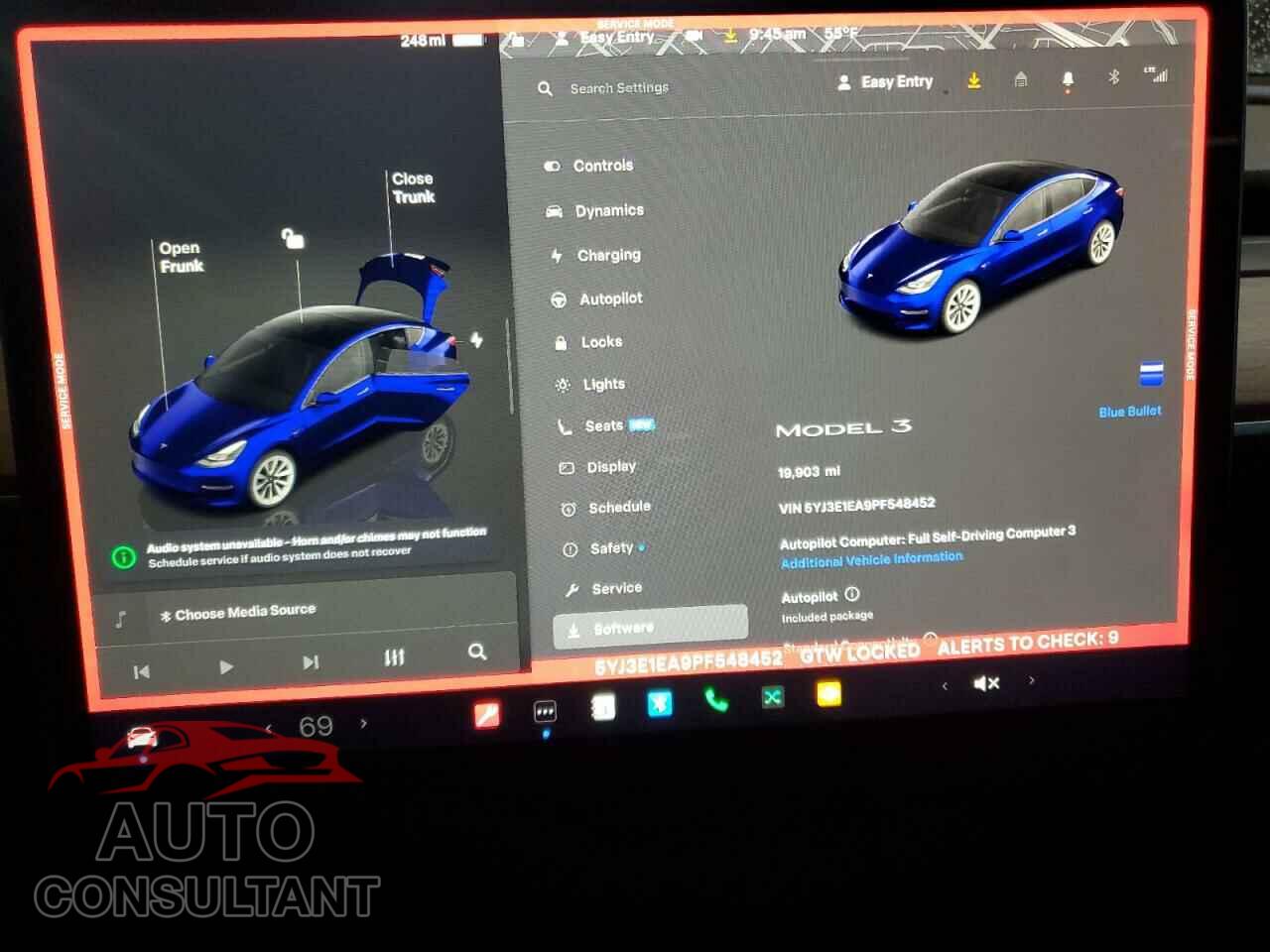 TESLA MODEL 3 2023 - 5YJ3E1EA9PF548452