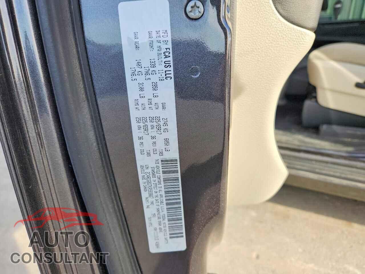 DODGE CARAVAN 2019 - 2C4RDGBG7KR583867