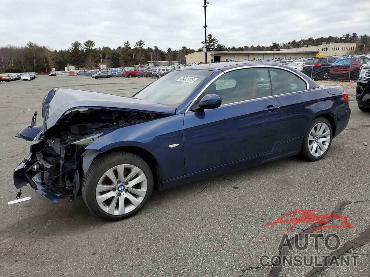 BMW 3 SERIES 2012 - WBADW7C55CE730510