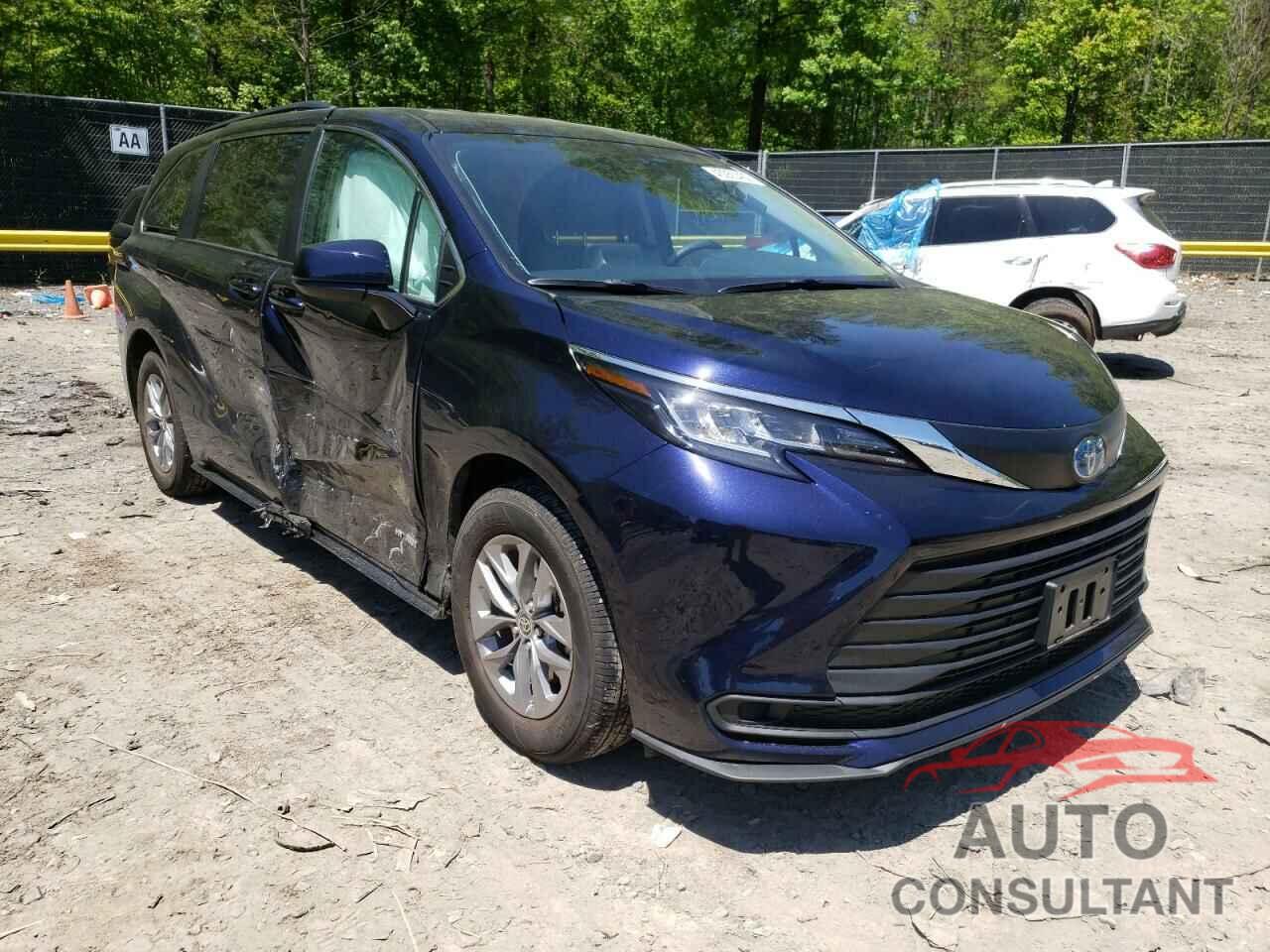 TOYOTA SIENNA 2021 - 5TDKRKEC1MS069912