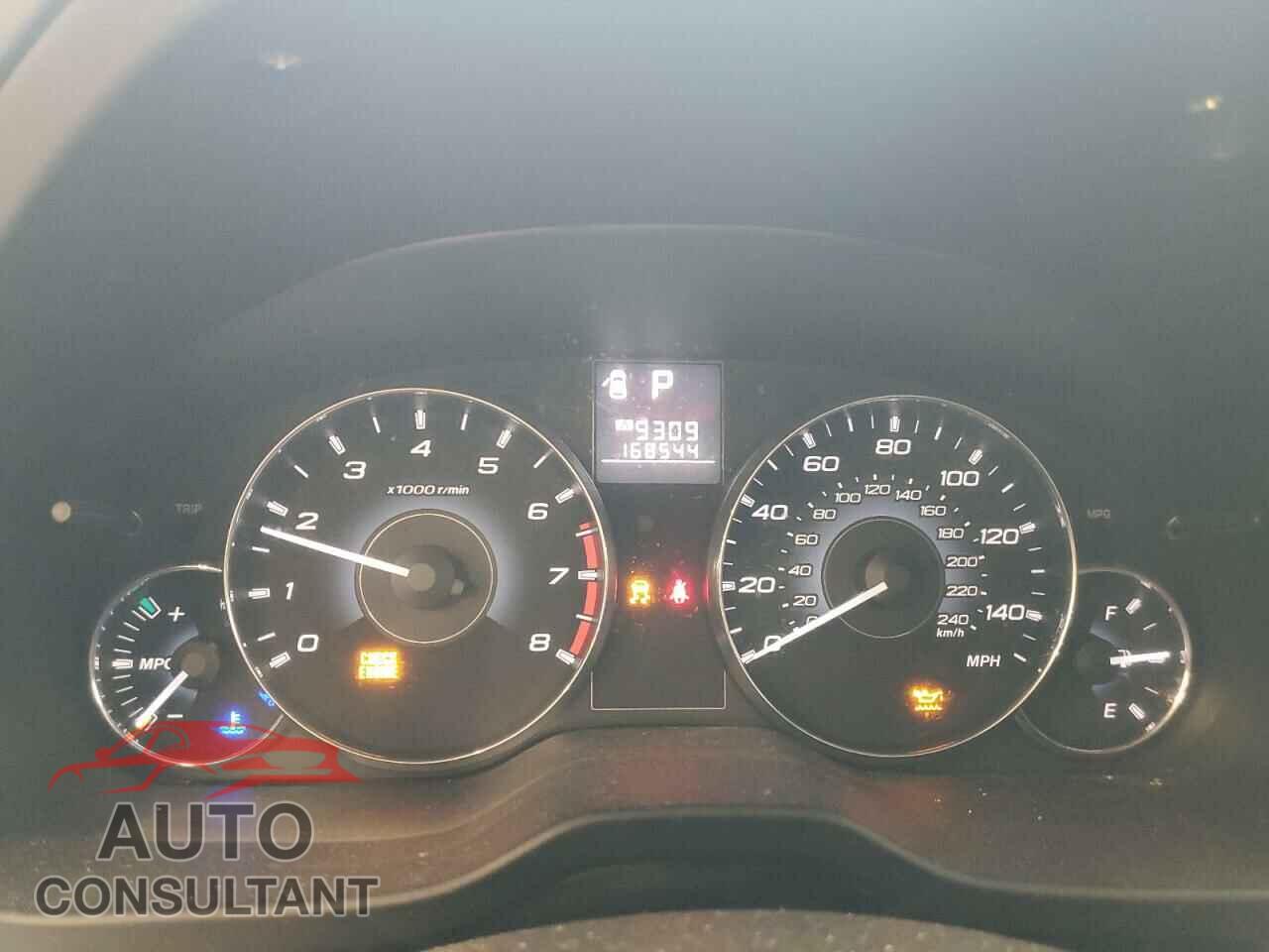 SUBARU OUTBACK 2012 - 4S4BRCCC2C3239327