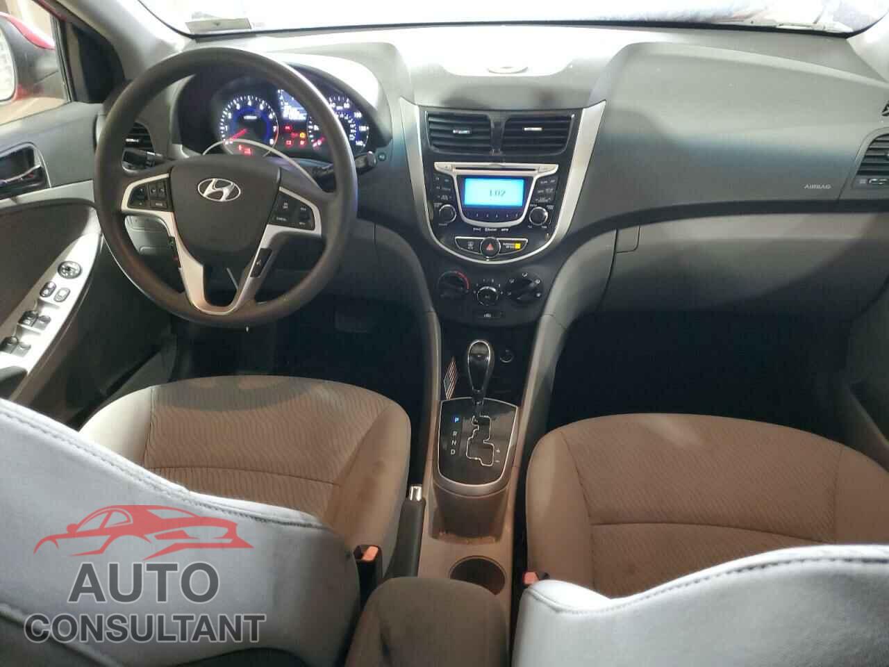 HYUNDAI ACCENT 2012 - KMHCU4AE2CU063404