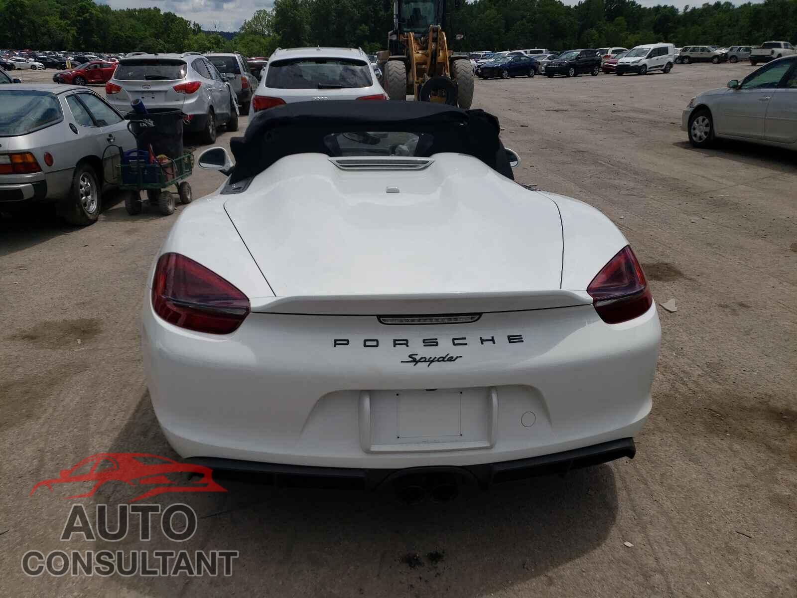 PORSCHE BOXSTER 2016 - WP0CC2A89GS152474