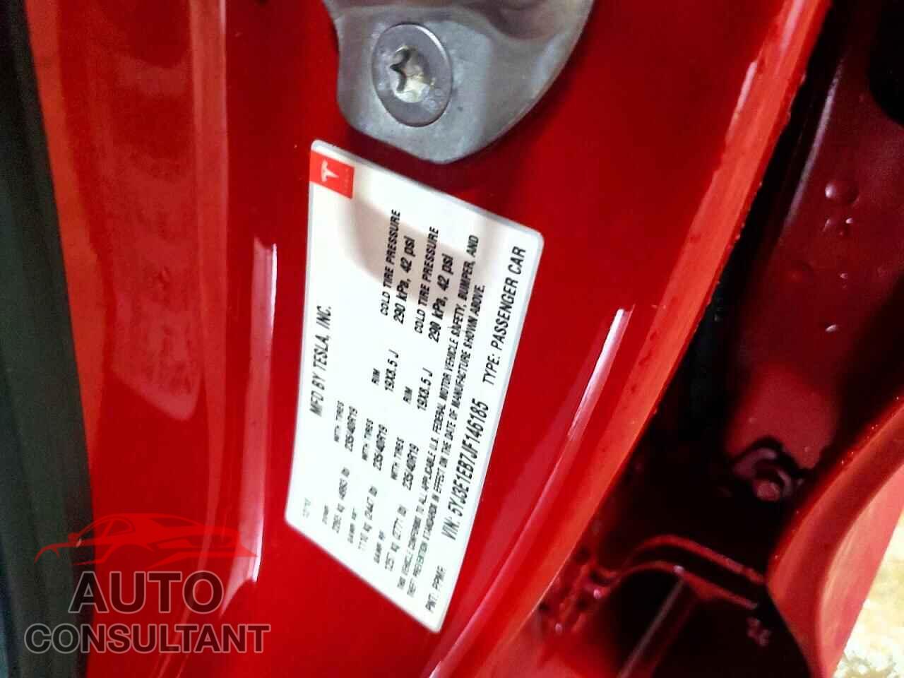 TESLA MODEL 3 2018 - 5YJ3E1EB7JF146185
