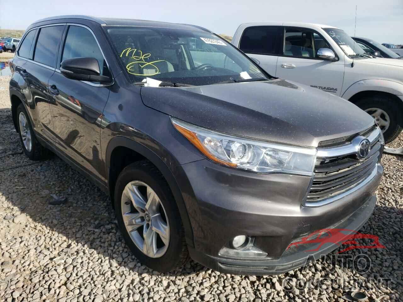 TOYOTA HIGHLANDER 2016 - 5TDDKRFH2GS281173