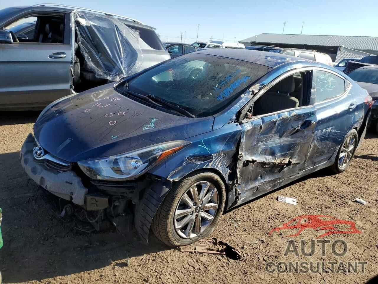 HYUNDAI ELANTRA 2016 - KMHDH4AE3GU502348