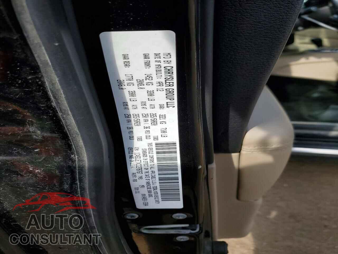 DODGE DURANGO 2012 - 1C4SDJETXCC278767