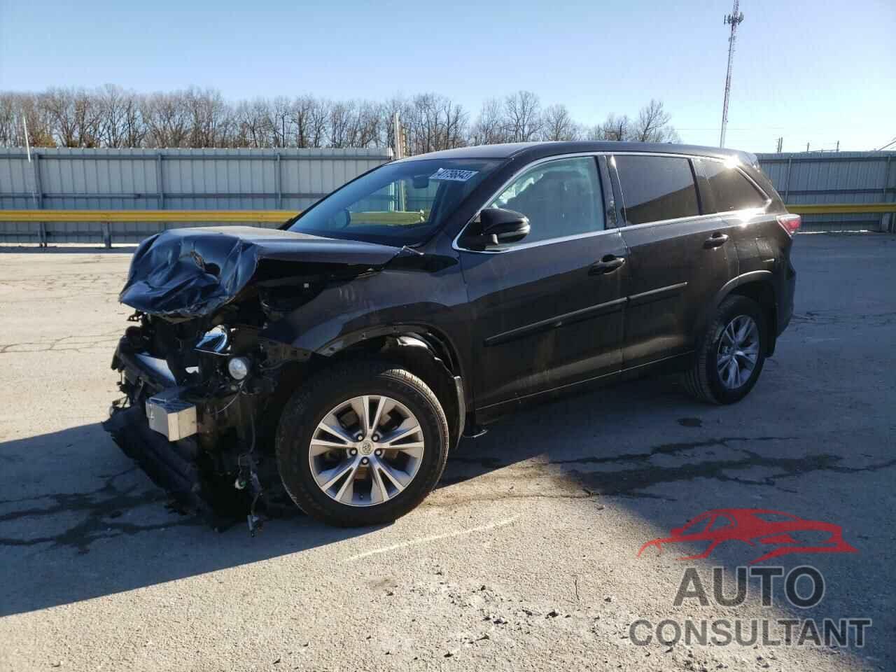TOYOTA HIGHLANDER 2015 - 5TDBKRFH7FS213392
