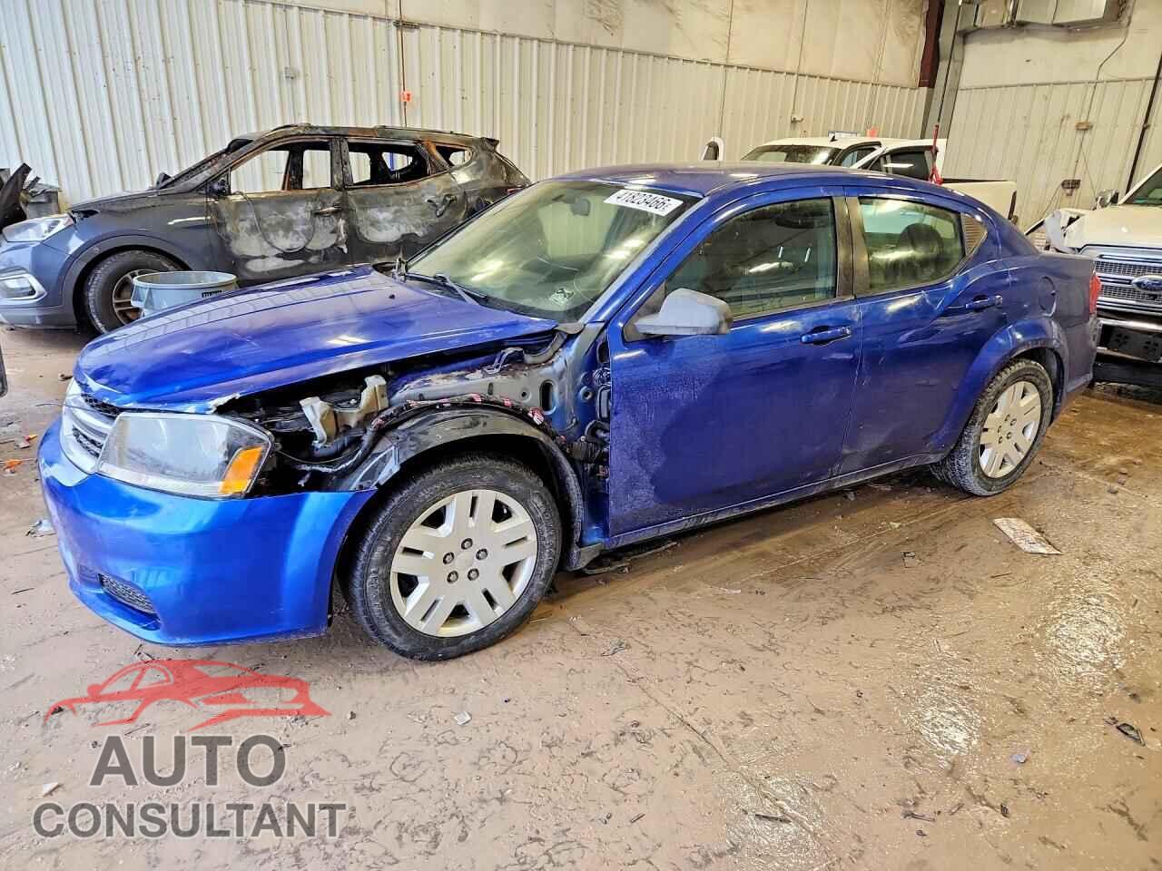 DODGE AVENGER 2012 - 1C3CDZAB2CN177358
