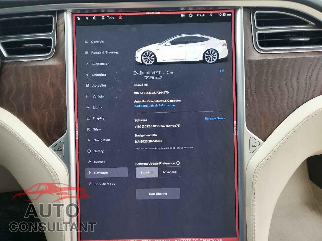 TESLA MODEL S 2018 - 5YJSA1E25JF244770