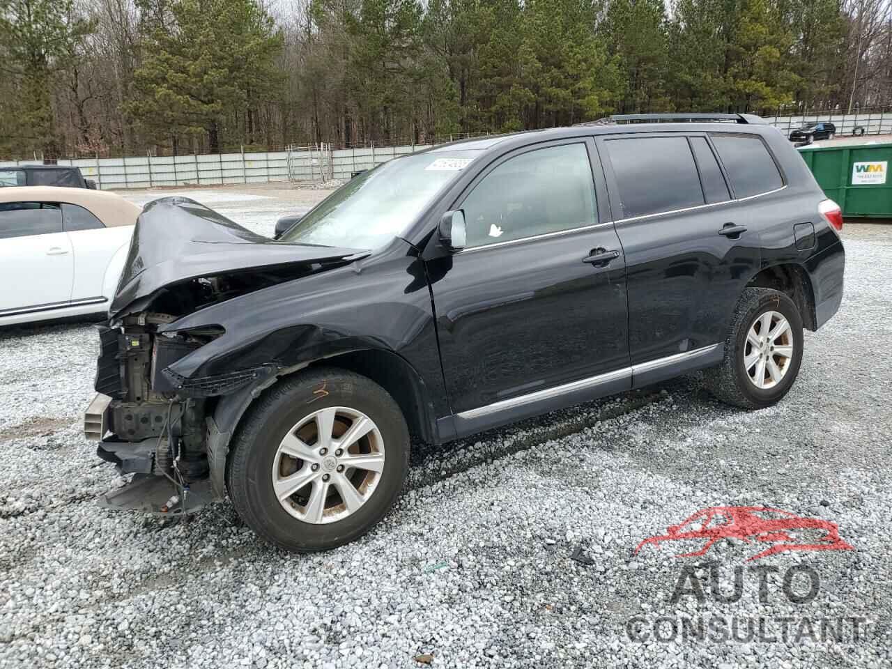 TOYOTA HIGHLANDER 2011 - 5TDZA3EH1BS008127