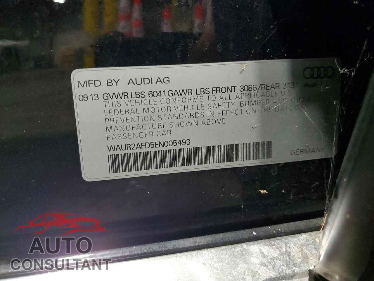 AUDI A8 2014 - WAUR2AFD5EN005493