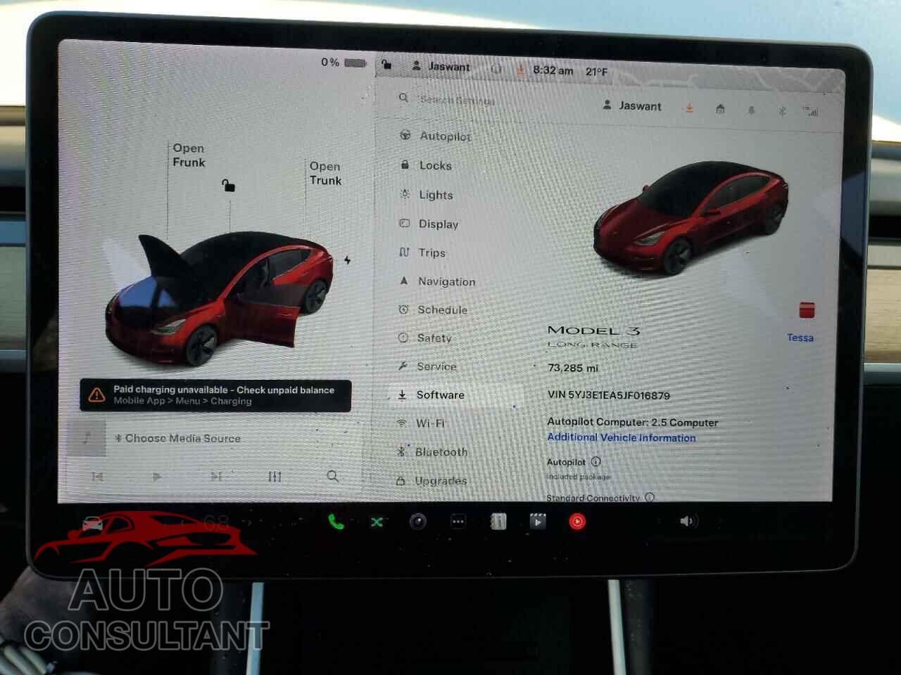 TESLA MODEL 3 2018 - 5YJ3E1EA5JF016879