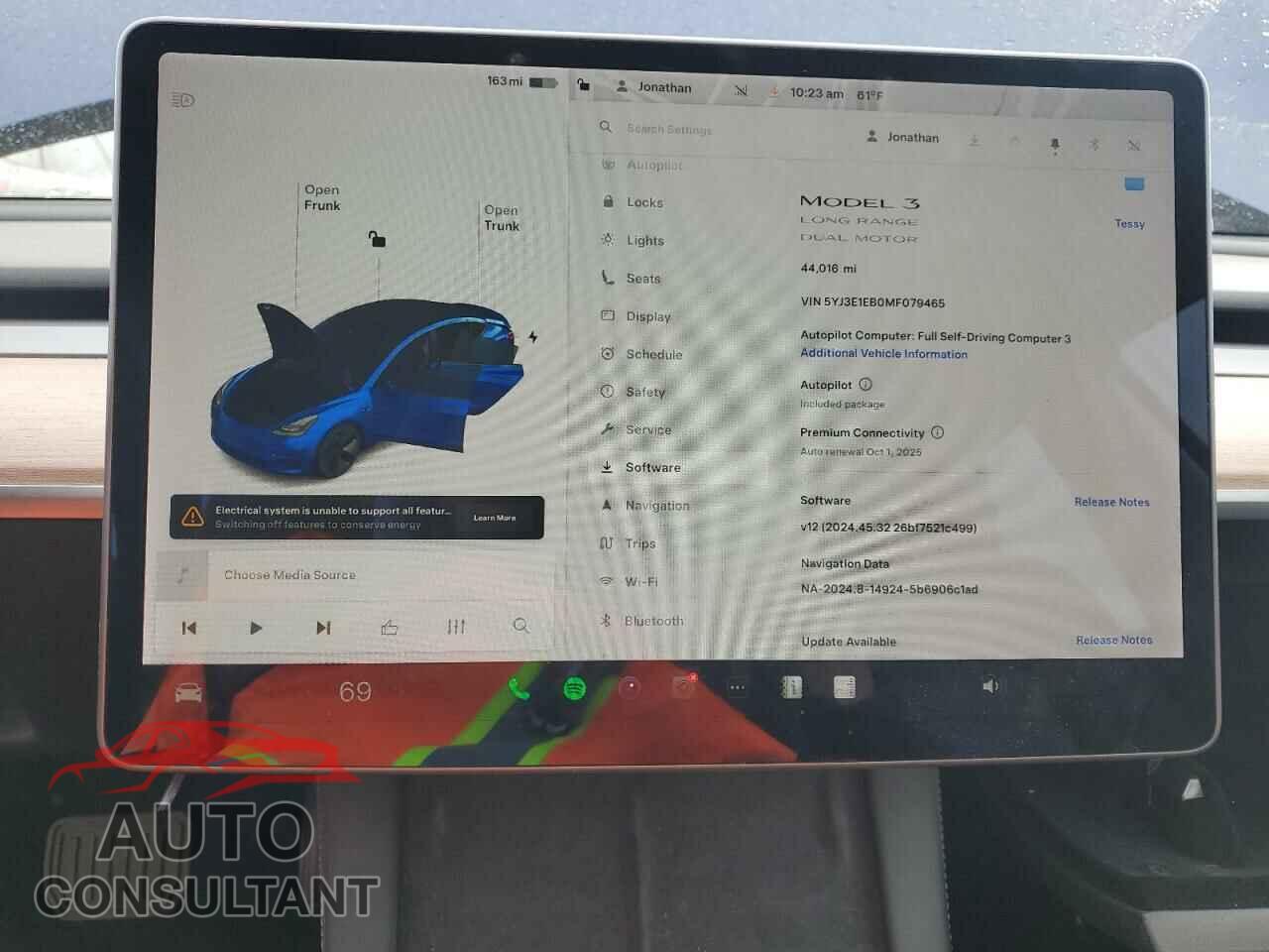 TESLA MODEL 3 2021 - 5YJ3E1EB0MF079465
