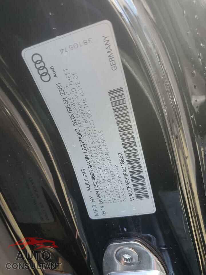 AUDI A5 2015 - WAUCFAFR8FA018852