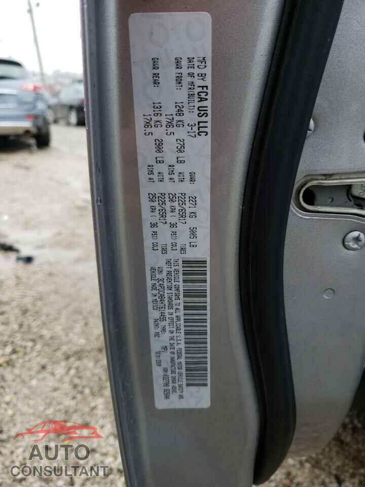 DODGE JOURNEY 2017 - 3C4PDCAB4HT614455