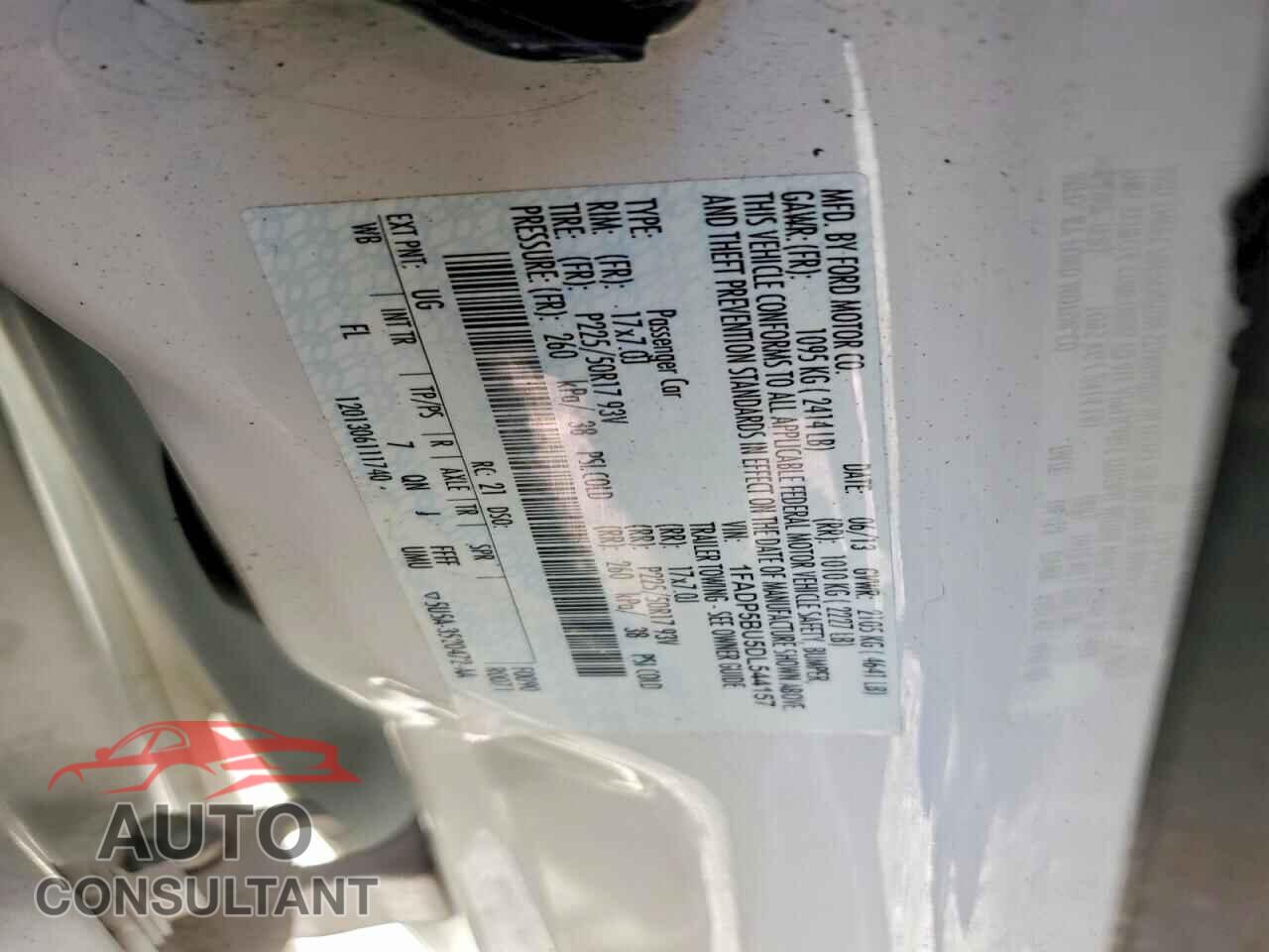 FORD CMAX 2013 - 1FADP5BU5DL544157