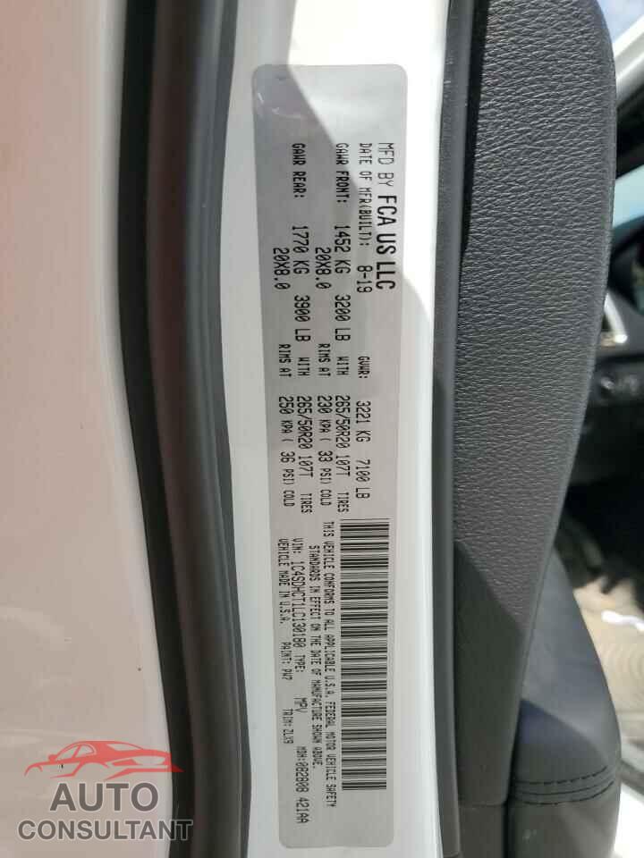 DODGE DURANGO 2020 - 1C4SDHCT1LC130180