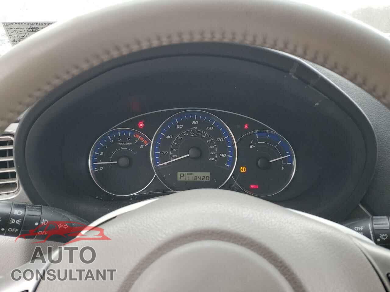 SUBARU FORESTER 2012 - JF2SHAEC7CH466722