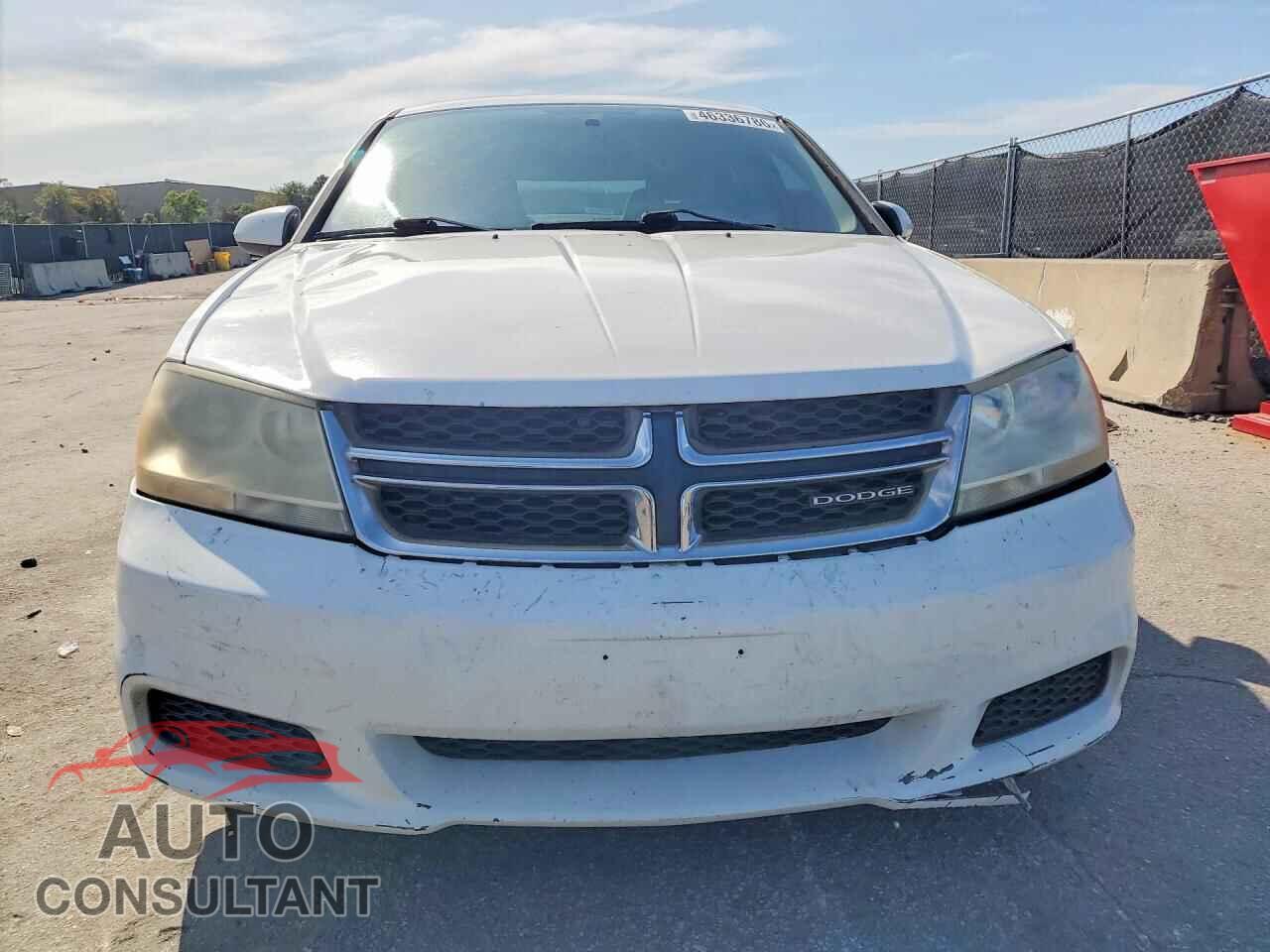 DODGE AVENGER 2012 - 1C3CDZCB3CN182257