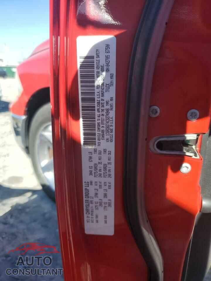 DODGE RAM 1500 2012 - 1C6RD6GT4CS274946