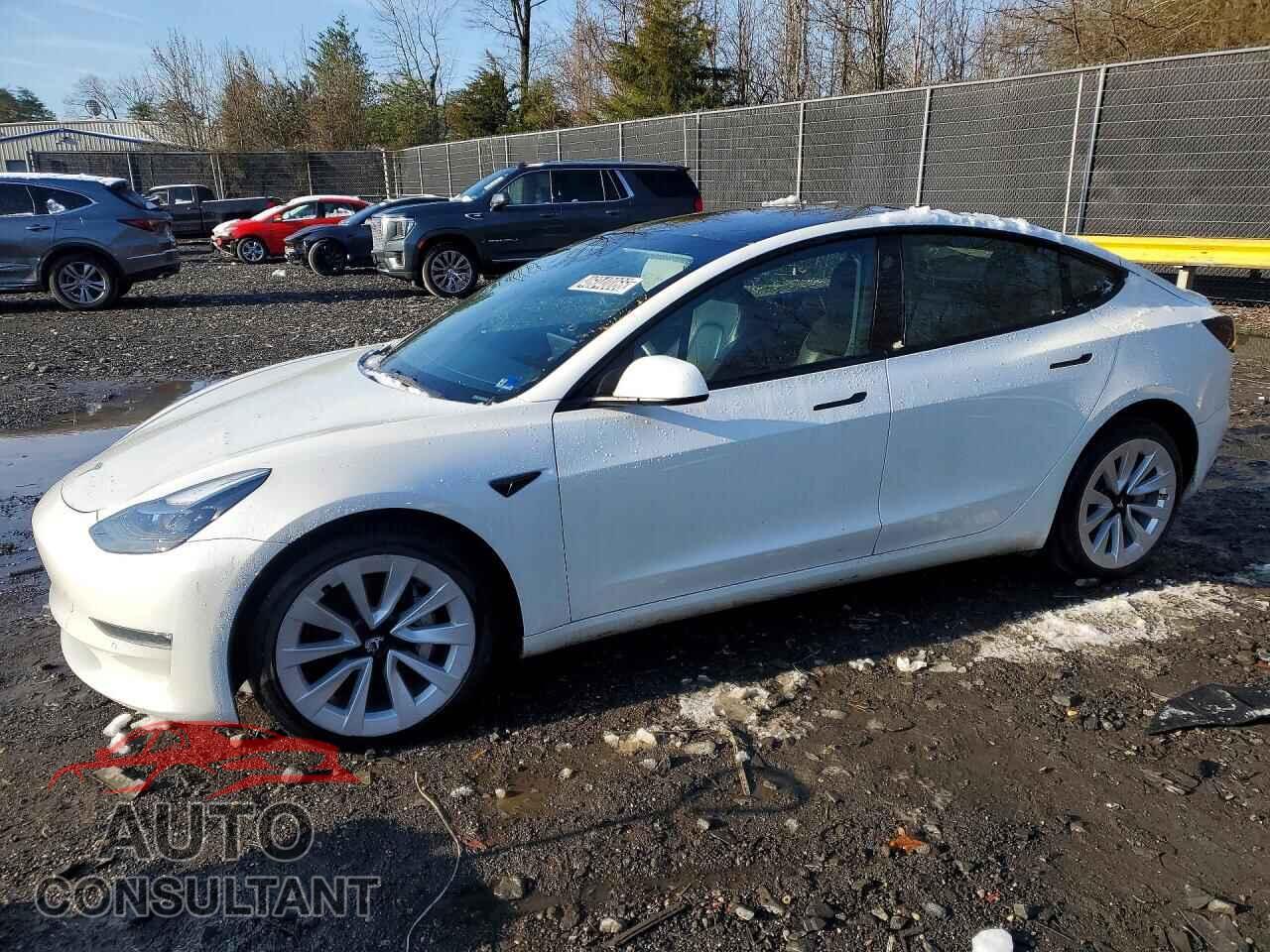 TESLA MODEL 3 2022 - 5YJ3E1EB4NF289732