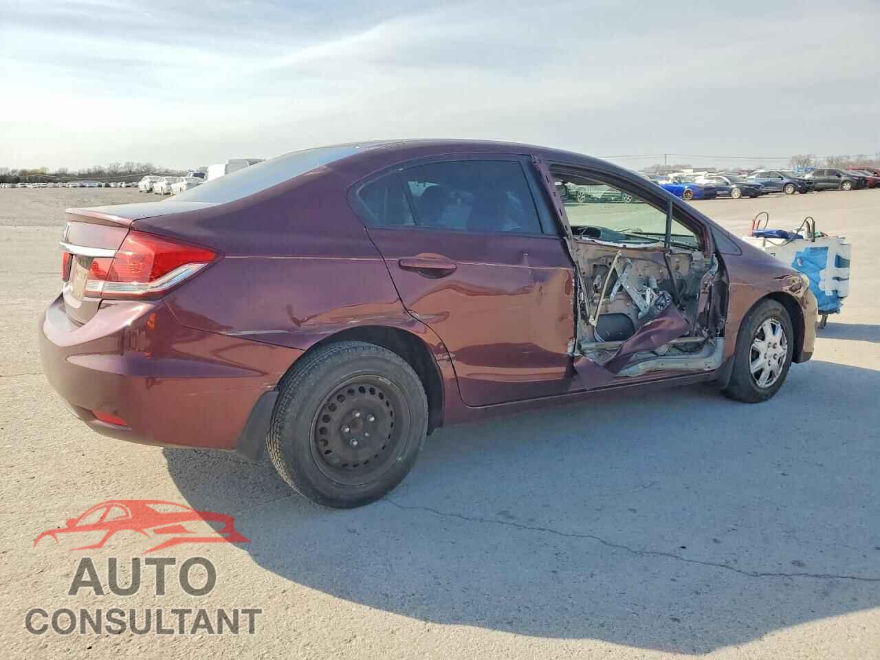 HONDA CIVIC 2013 - 19XFB2F55DE040672