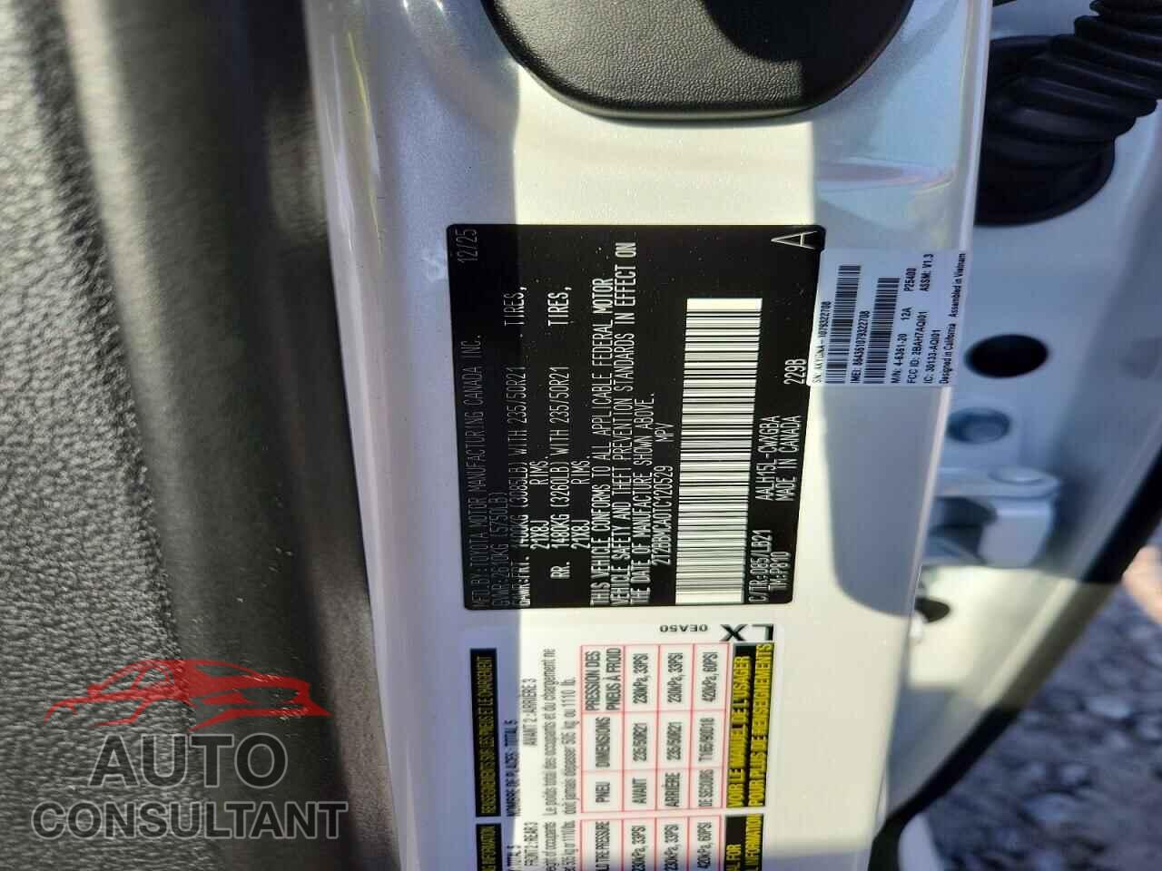 LEXUS RX 350H 2026 - 2T2BBMCA0TC120529