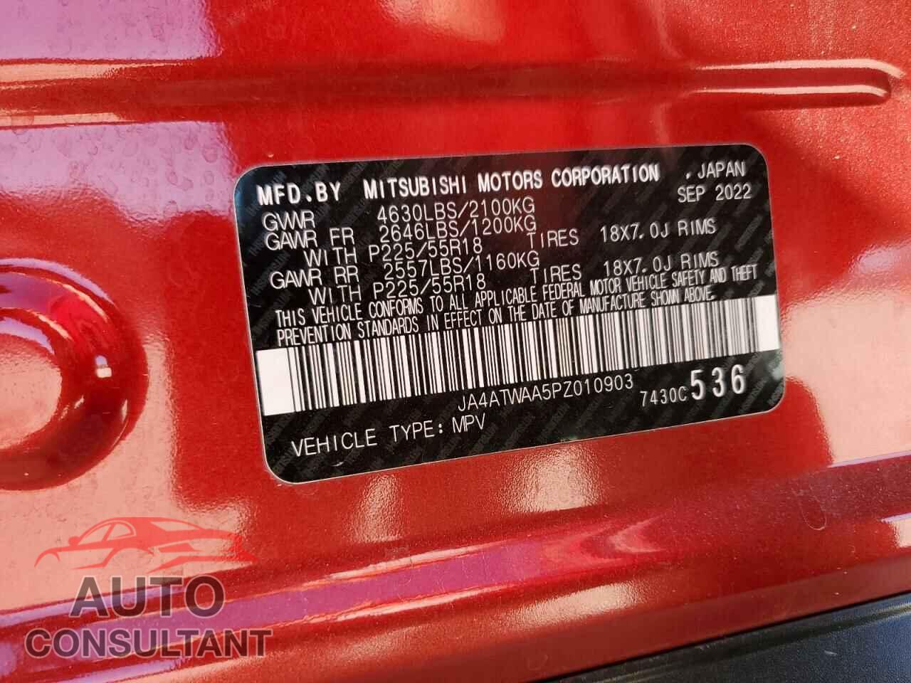 MITSUBISHI ECLIPSE 2023 - JA4ATWAA5PZ010903
