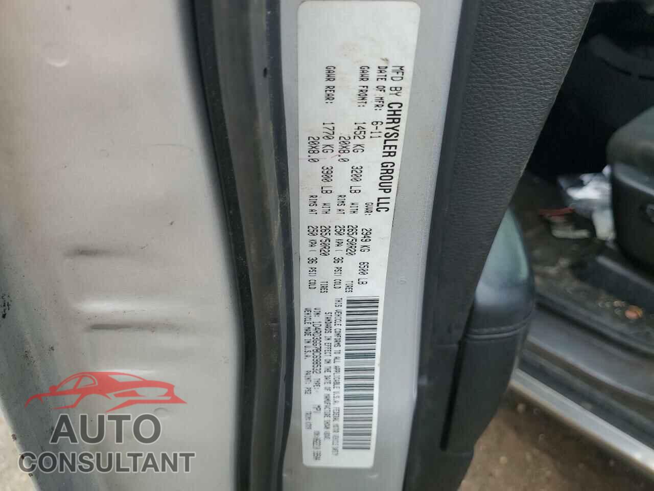 DODGE DURANGO 2014 - 1C4RDJAG9EC591562