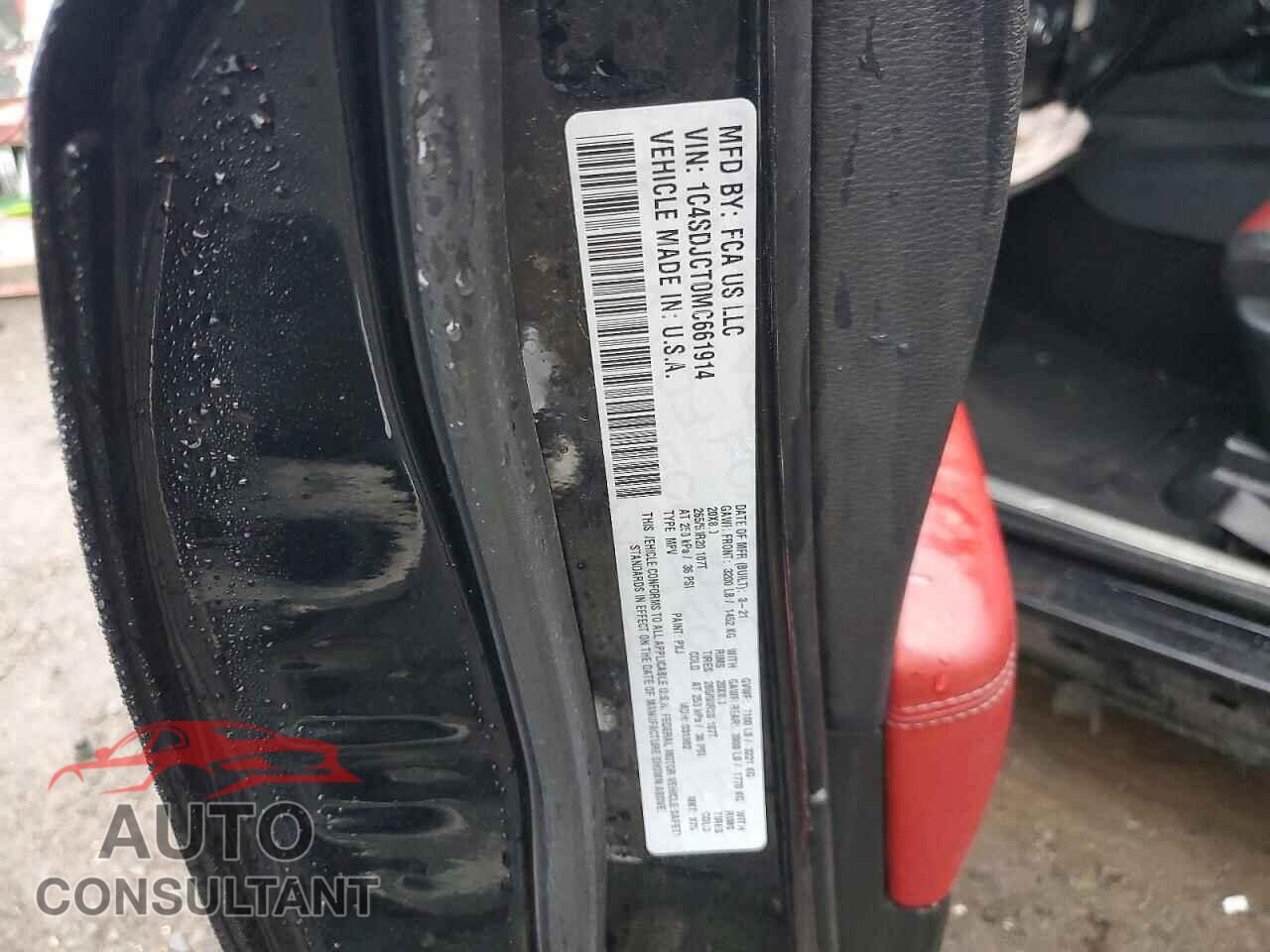 DODGE DURANGO R 2021 - 1C4SDJCT0MC661914