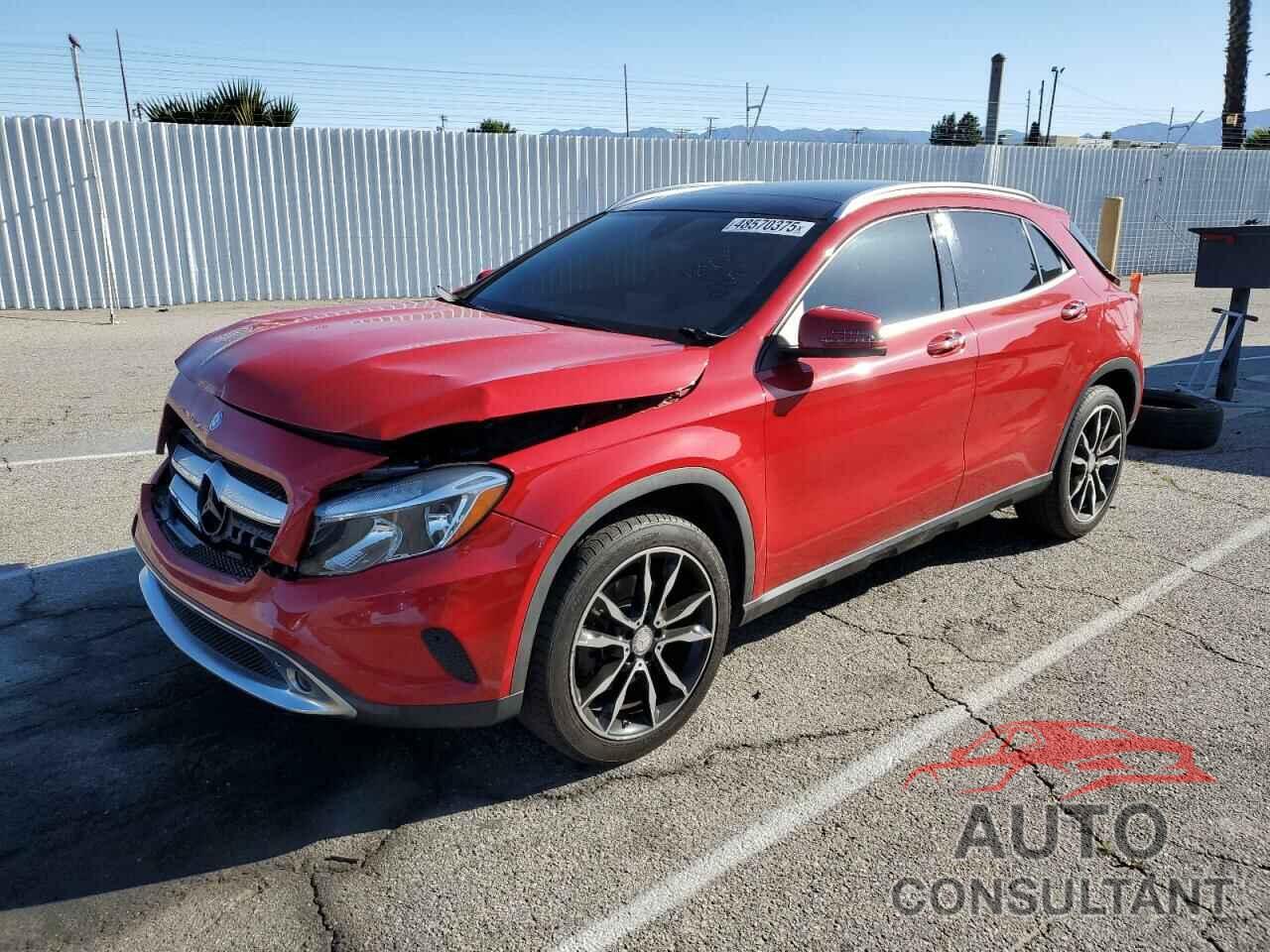 MERCEDES-BENZ GLA-CLASS 2016 - WDCTG4EBXGJ239435