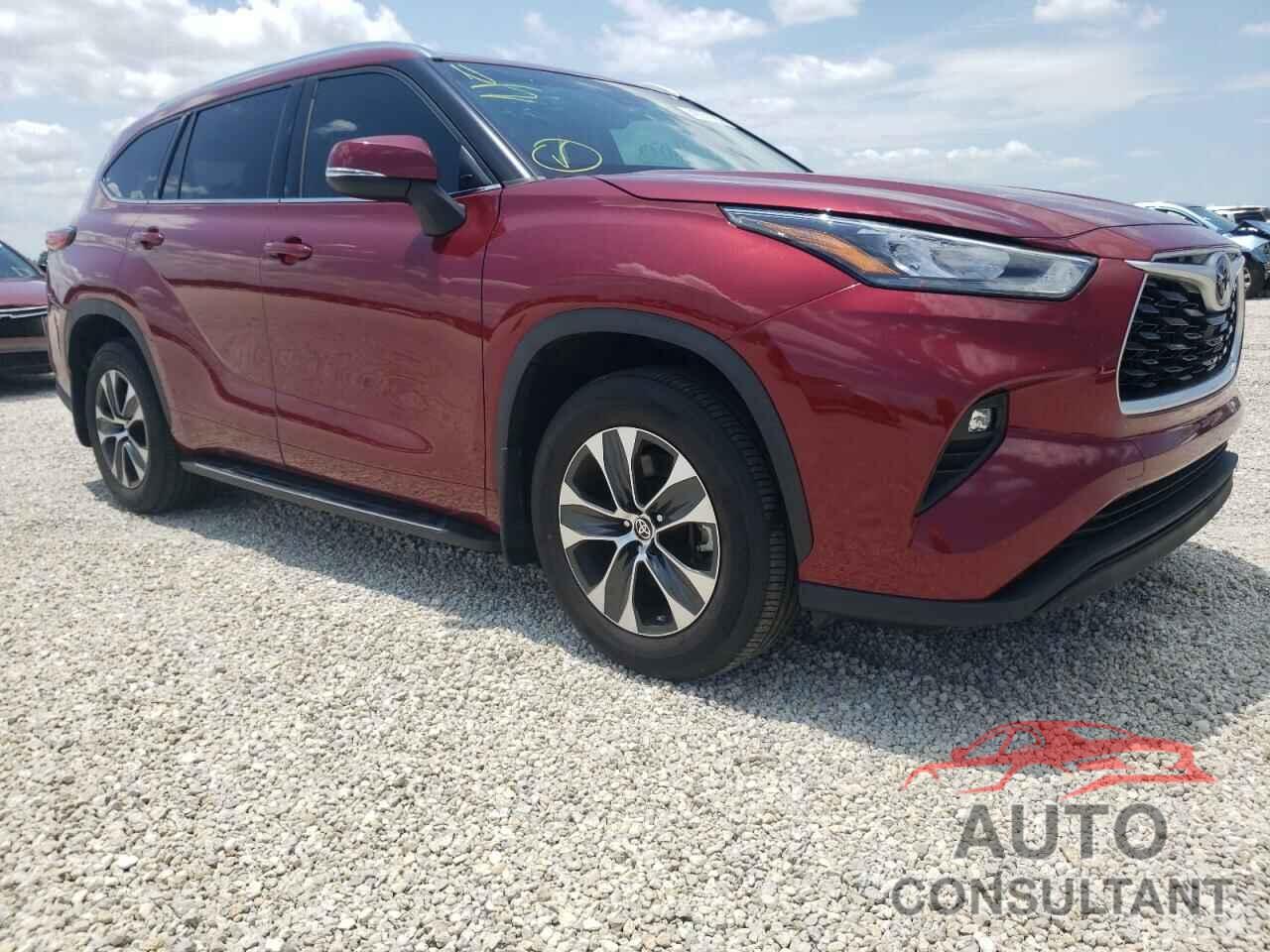 TOYOTA HIGHLANDER 2020 - 5TDGZRBH7LS006875