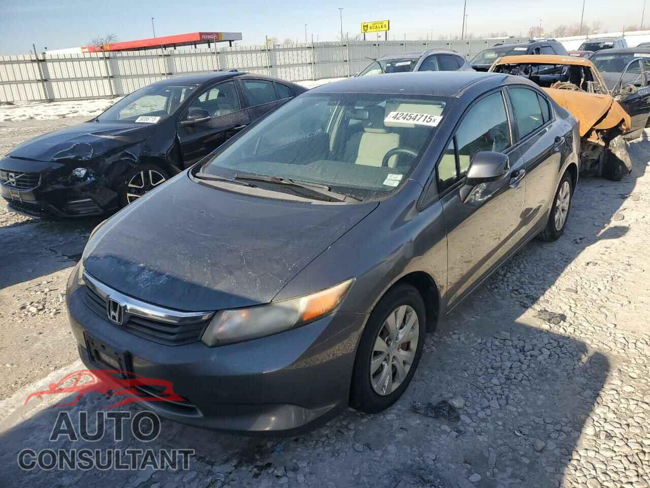 HONDA CIVIC 2012 - 19XFB2F54CE347328