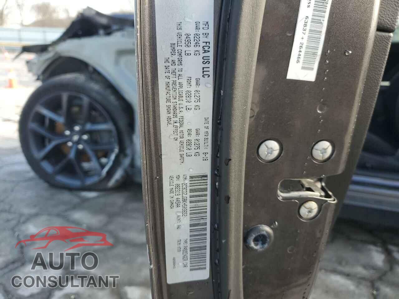 DODGE CHALLENGER 2019 - 2C3CDZJG8KH503652