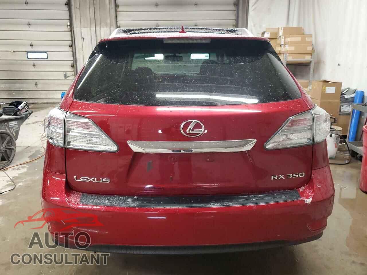 LEXUS RX350 2010 - 2T2BK1BA4AC055875