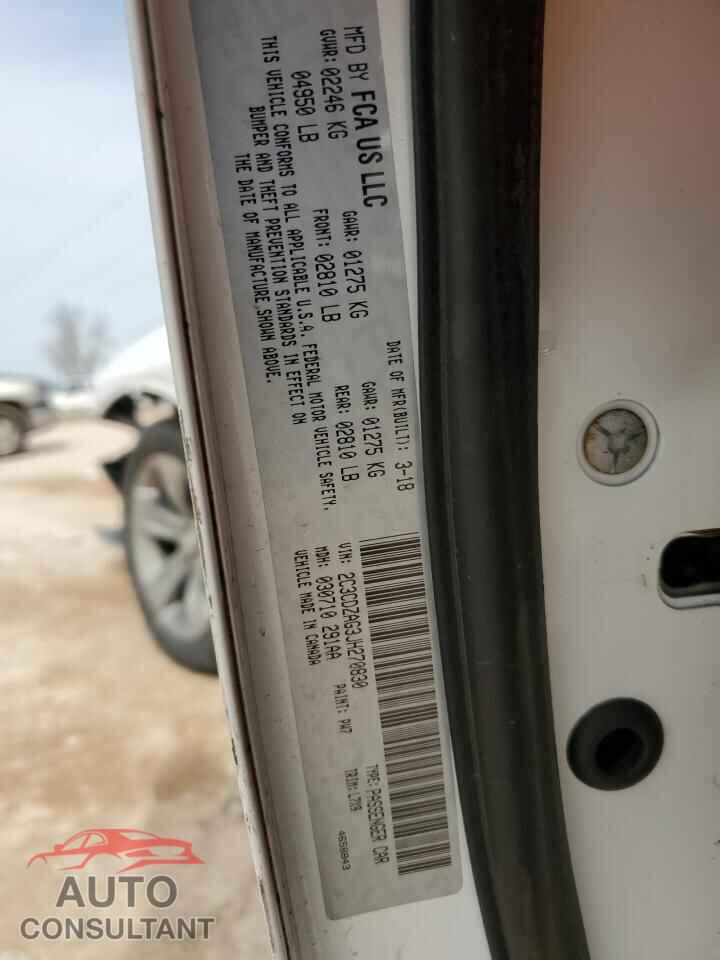 DODGE CHALLENGER 2018 - 2C3CDZAG3JH270830