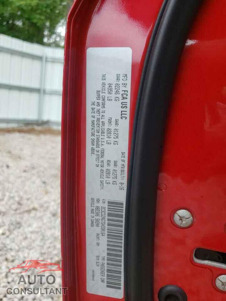 DODGE CHALLENGER 2016 - 2C3CDZAG7GH330164